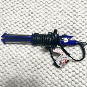 Ion Hair Straightener Straightening Iron/Spiral Curler Curling Iron Blue 1 inch